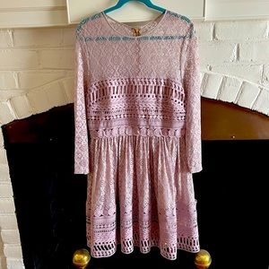 Periwinkle lace ASOS dress sz 12